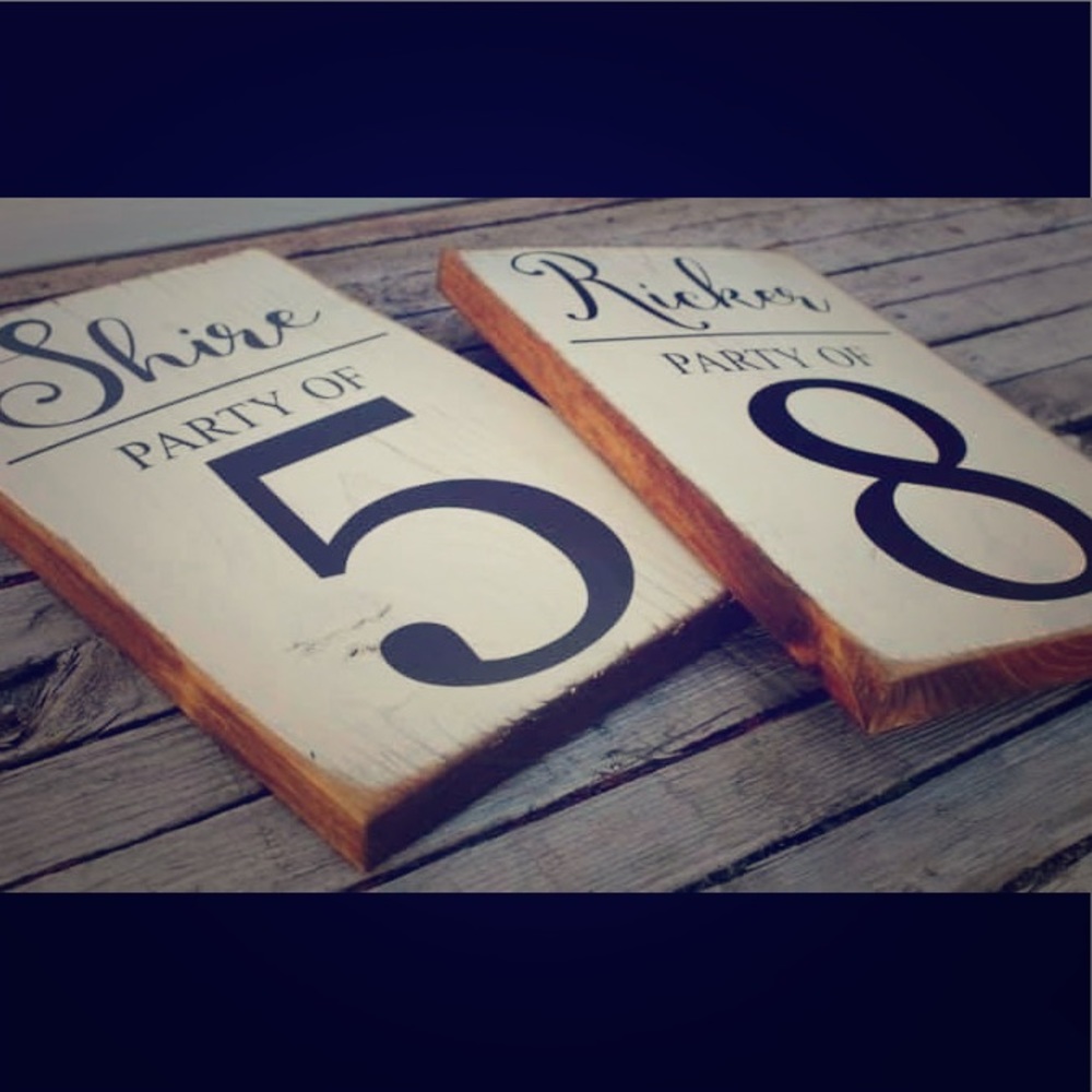 Wooden Monogram Block